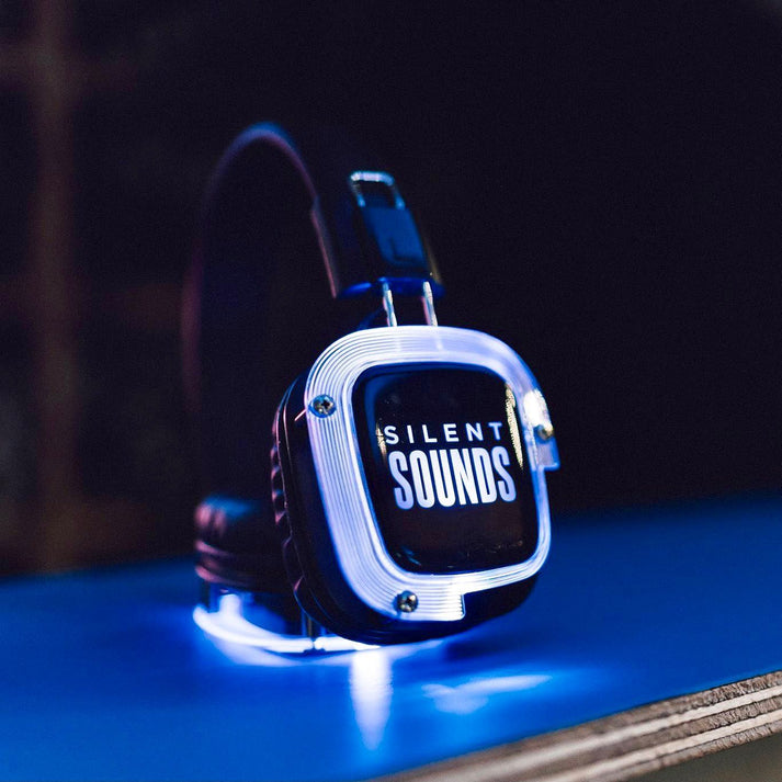 Silent Disco Headphones Background